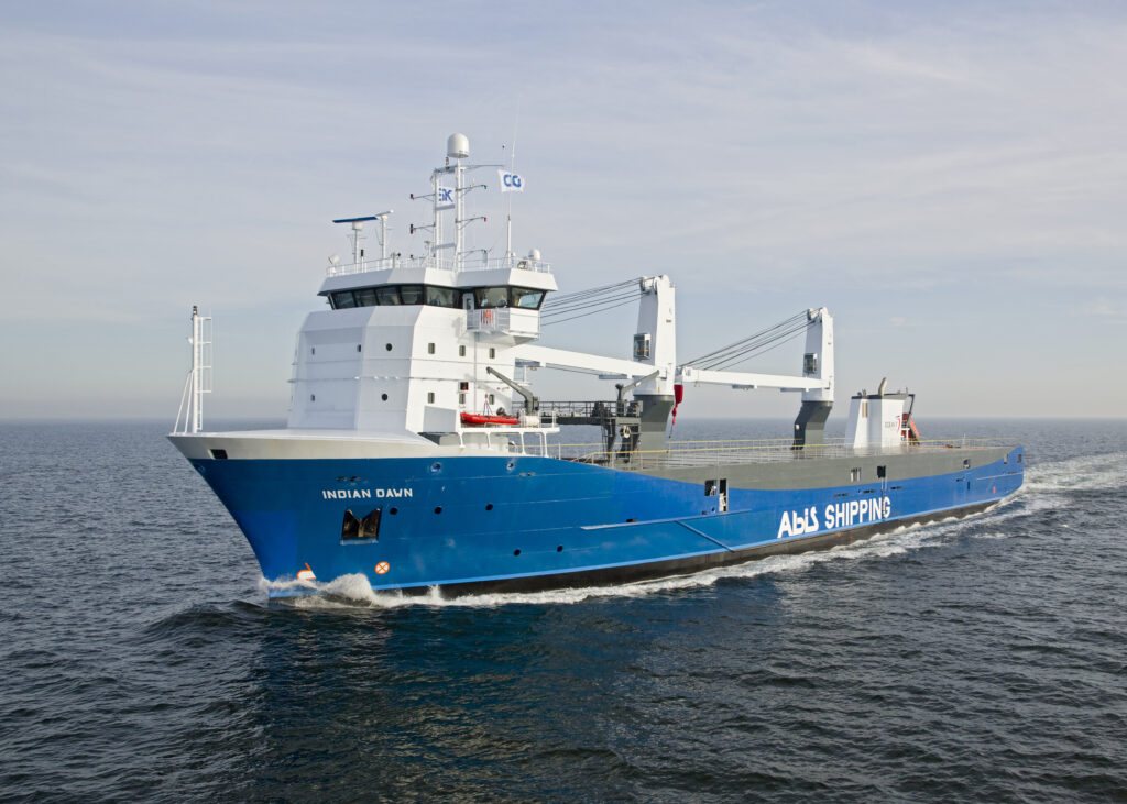 Heavy lift vessel Atlantic Dawn series CIG Shipbuilding at sea