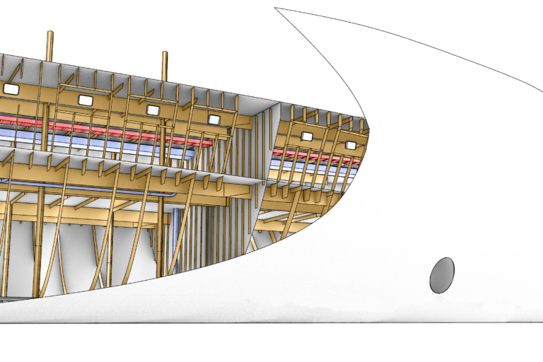 dynamic yacht platform interior render