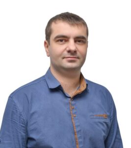 Mikhail Bardin C-Job Nikolayev General Project Manager in front of white background