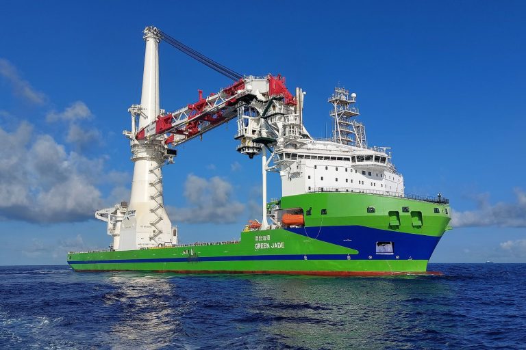 CSBC DEME Offshore wind installation vessel Green Jade